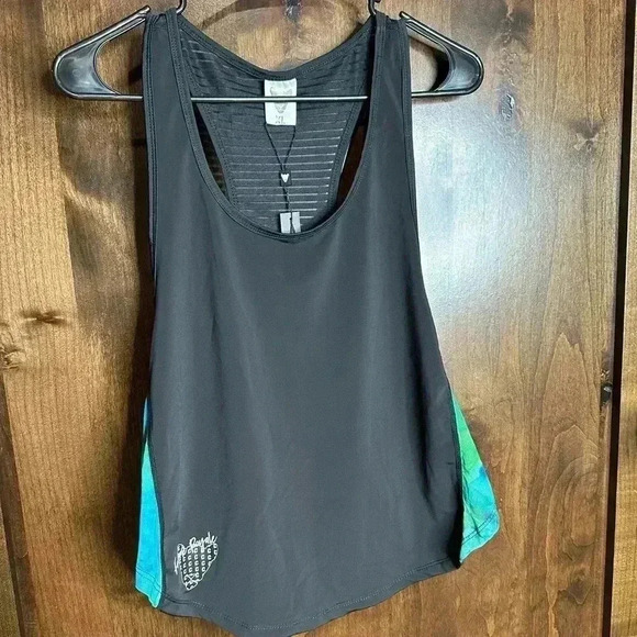 NWT Femme Royale Black tank top athletic wear workout running Women’s Size XL - Picture 4 of 10